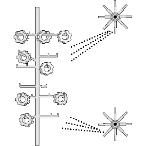 Dual Chamber Spinner Hanger